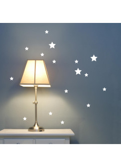 Wandtattoo Wandsticker Stern Sterne Sternenhimmel Nachthimmel Set 31 Teile M1672