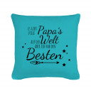 Kissen mit Spruch bester Papa mit Sternen und Pfeil inklusive Füllung pillow with saying best dad with stars and arrow including filling k22