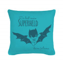 Kissen mit Superheld und Spruch du bist mein Superheld inklusive Füllung Pillow with superhero and saying "you are my superhero" including filling